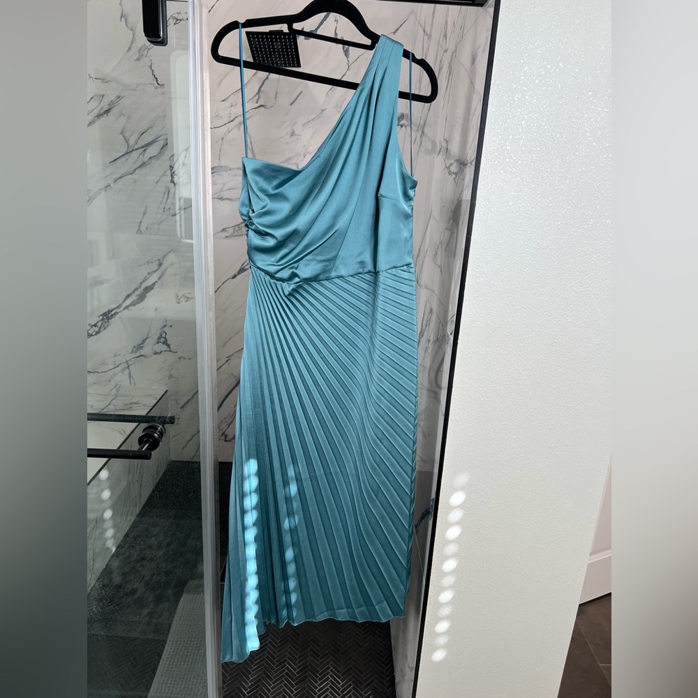 Sam Edelman one shoulder side burst dress, size 10, new with tags